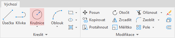 Nástroj pro kreslení kružnice